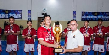 Rayakan HUT Ke-80 TNI AU, Tim Basket Bhayangkara Brimob Sabet Juara 1 KASAU Cup 2026 Rayakan HUT Ke-80 TNI AU, Tim Basket Bhayangkara Brimob Sabet Juara 1 KASAU Cup 2026