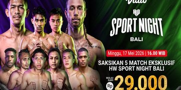 Live Streaming HW Sport Night Bali Vol. 9 di Vidio, 17 Mei 2026