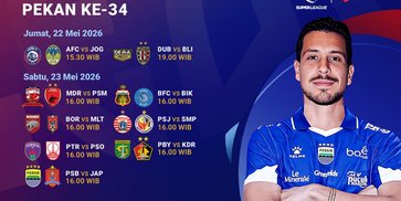 Jadwal dan Link Siaran Langsung BRI Super League 2025/26 di Vidio Pekan Ini