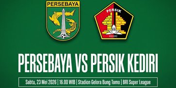 Prediksi BRI Super League: Persebaya vs Persik 23 Mei 2026 Prediksi BRI Super League: Persebaya vs Persik 23 Mei 2026