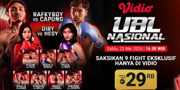 Saksikan Live Streaming UBL Nasional Season 1 di Vidio Akhir Pekan Ini