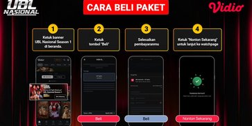 Cara Pay Per View UBL Nasional Season 1, Cuma Rp29 Ribu! Live Streaming di Vidio Cara Pay Per View UBL Nasional Season 1, Cuma Rp29 Ribu! Live Streaming di Vidio