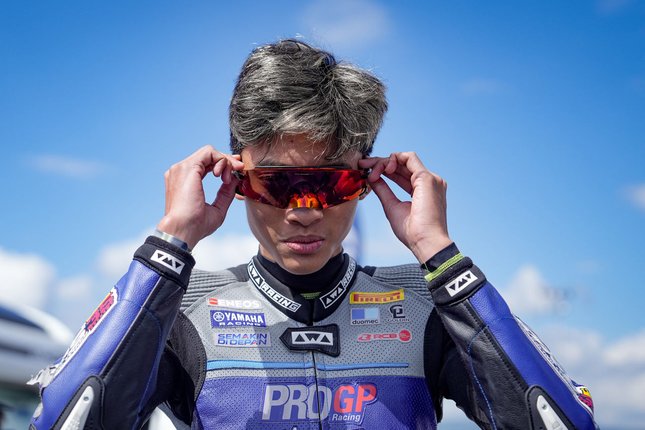Pernyataan Resmi Arai Agaska Pembalap ProGP NitiRacing, Arai Agaska (c) Yamaha Indonesia