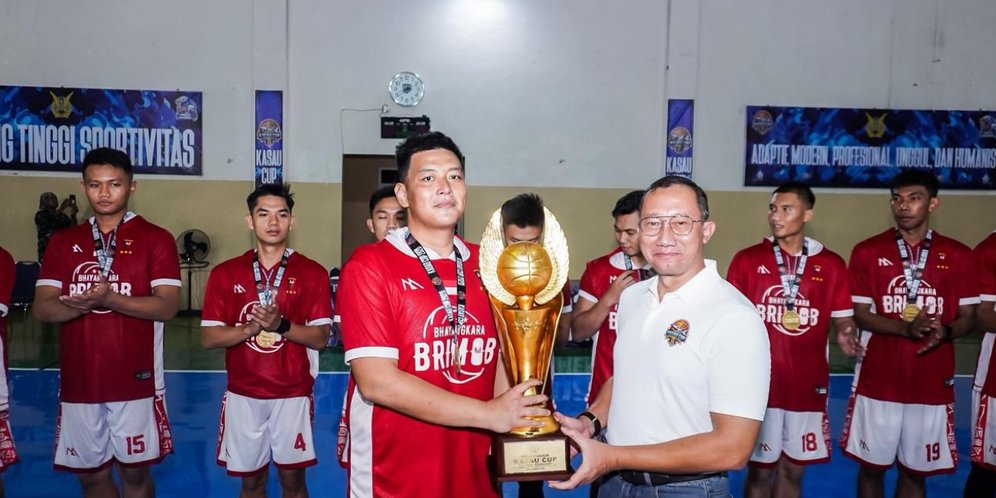 Rayakan HUT Ke-80 TNI AU, Tim Basket Bhayangkara Brimob Sabet Juara 1 KASAU Cup 2026 Rayakan HUT Ke-80 TNI AU, Tim Basket Bhayangkara Brimob Sabet Juara 1 KASAU Cup 2026