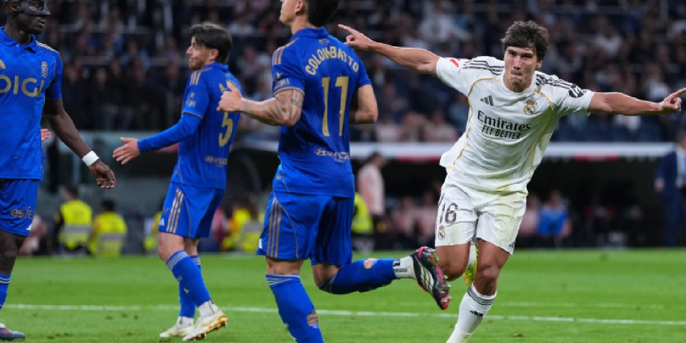 Madrid 2-0 Oviedo: Gonzalo Garcia buka skor, Bellingham kunci kemenangan di Bernabeu. Tiga poin aman. Intip: