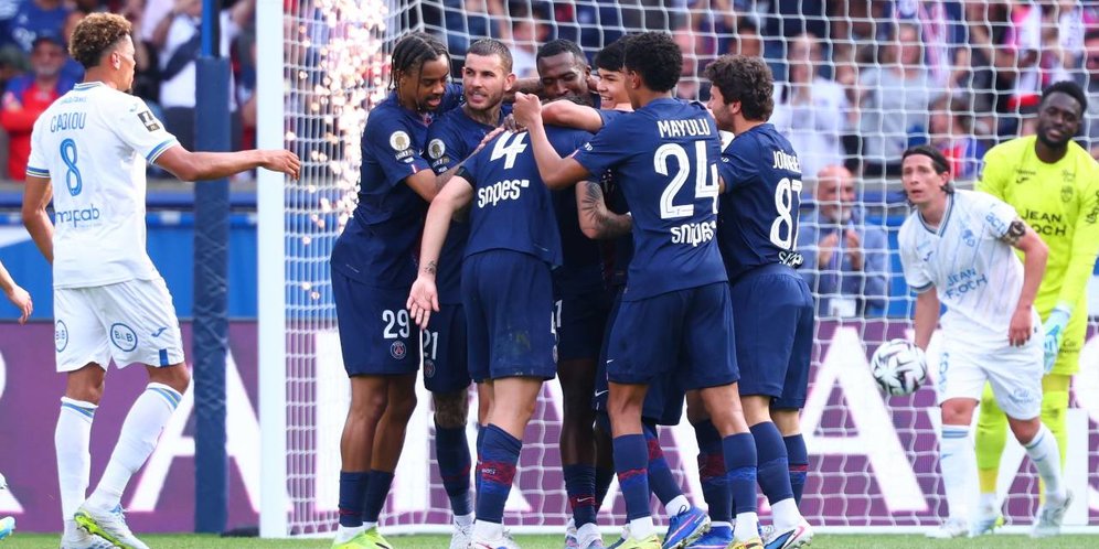 Hasil PSG vs Lorient: Drama 4 Gol, Les Parisiens Gagal Menang