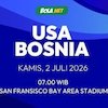 Prediksi Piala Dunia 2026: Amerika Serikat vs Bosnia dan Herzegovina 2 Juli 2026