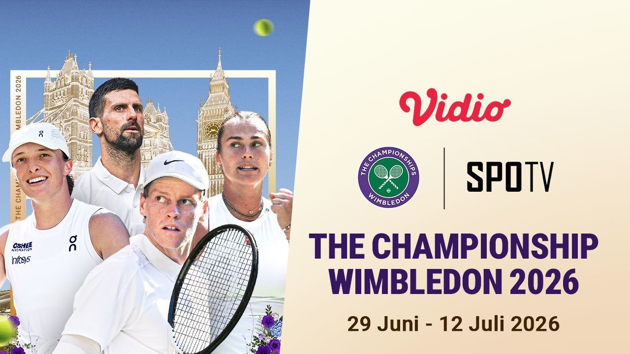 Jadwal Wimbledon 2026: Video Review Hadir Pertama Kalinya! Saksikan di Vidio