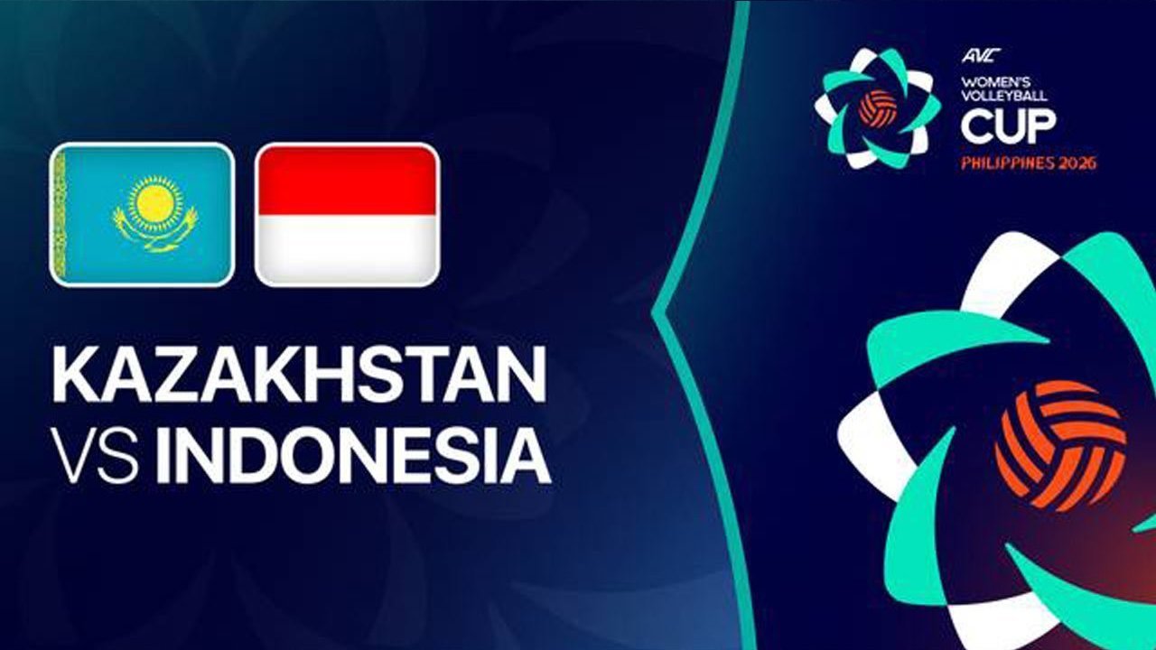 Nonton Live Streaming Indonesia vs Kazakhstan di AVC Women's Volleyball Cup 2026 di Vidio Hari Ini, 7 Juni 2026 Nonton Live Streaming Indonesia vs Kazakhstan di AVC Women's Volleyball Cup 2026 di Vidio Hari Ini, 7 Juni 2026