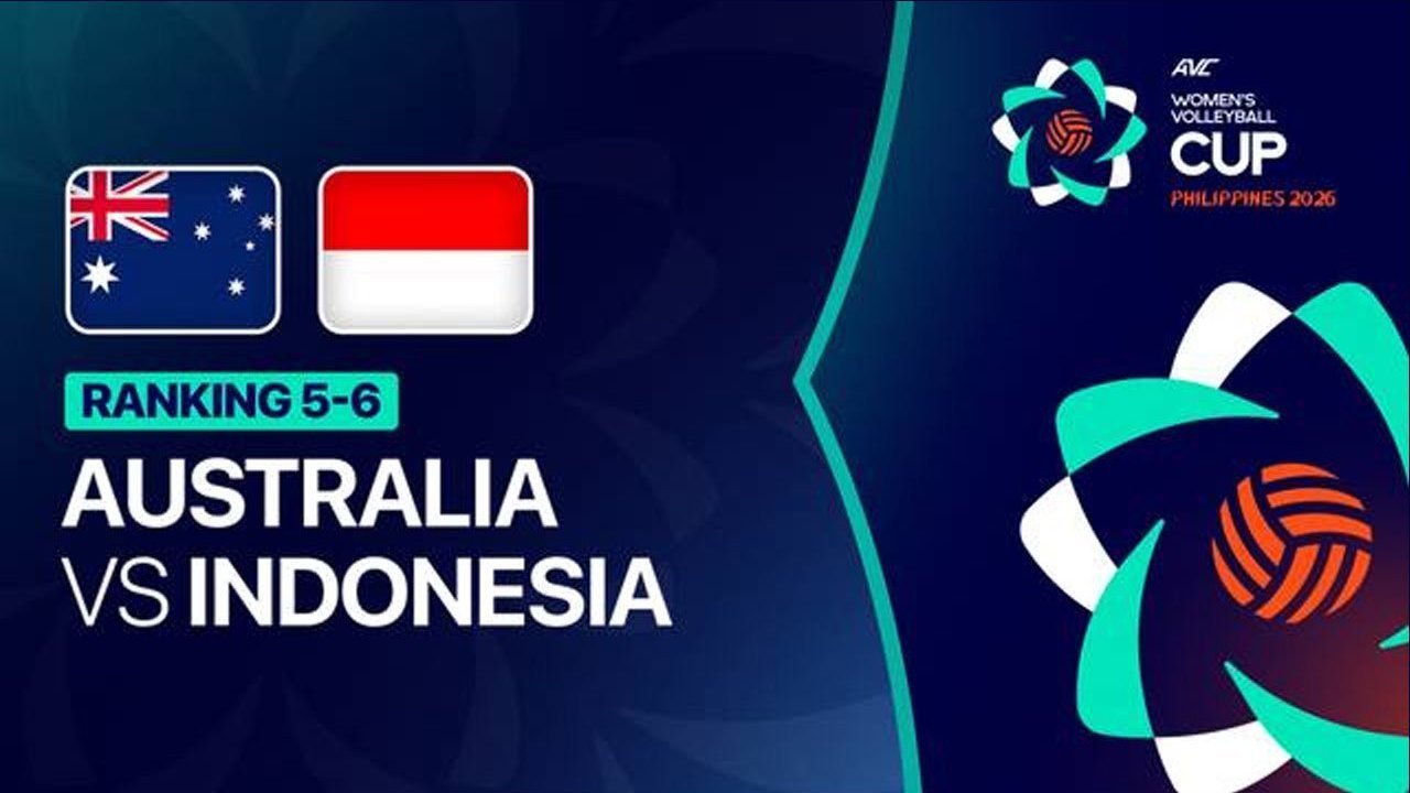 Nonton Live Streaming Indonesia vs Australia di AVC Women's Volleyball Cup 2026 di Vidio Hari Ini, 14 Juni 2026 Nonton Live Streaming Indonesia vs Australia di AVC Women's Volleyball Cup 2026 di Vidio Hari Ini, 14 Juni 2026
