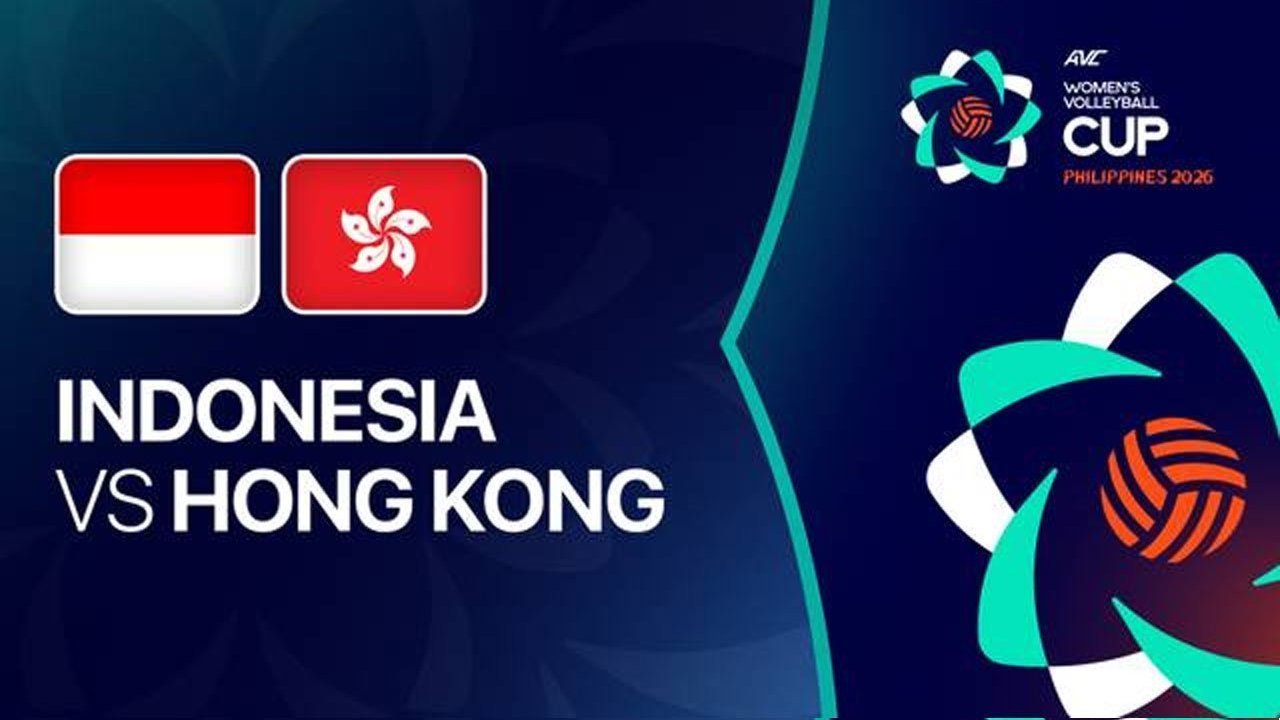 Nonton Live Streaming Indonesia vs Hong Kong di AVC Women's Volleyball Cup 2026 di Vidio Hari Ini, 9 Juni 2026 Nonton Live Streaming Indonesia vs Hong Kong di AVC Women's Volleyball Cup 2026 di Vidio Hari Ini, 9 Juni 2026