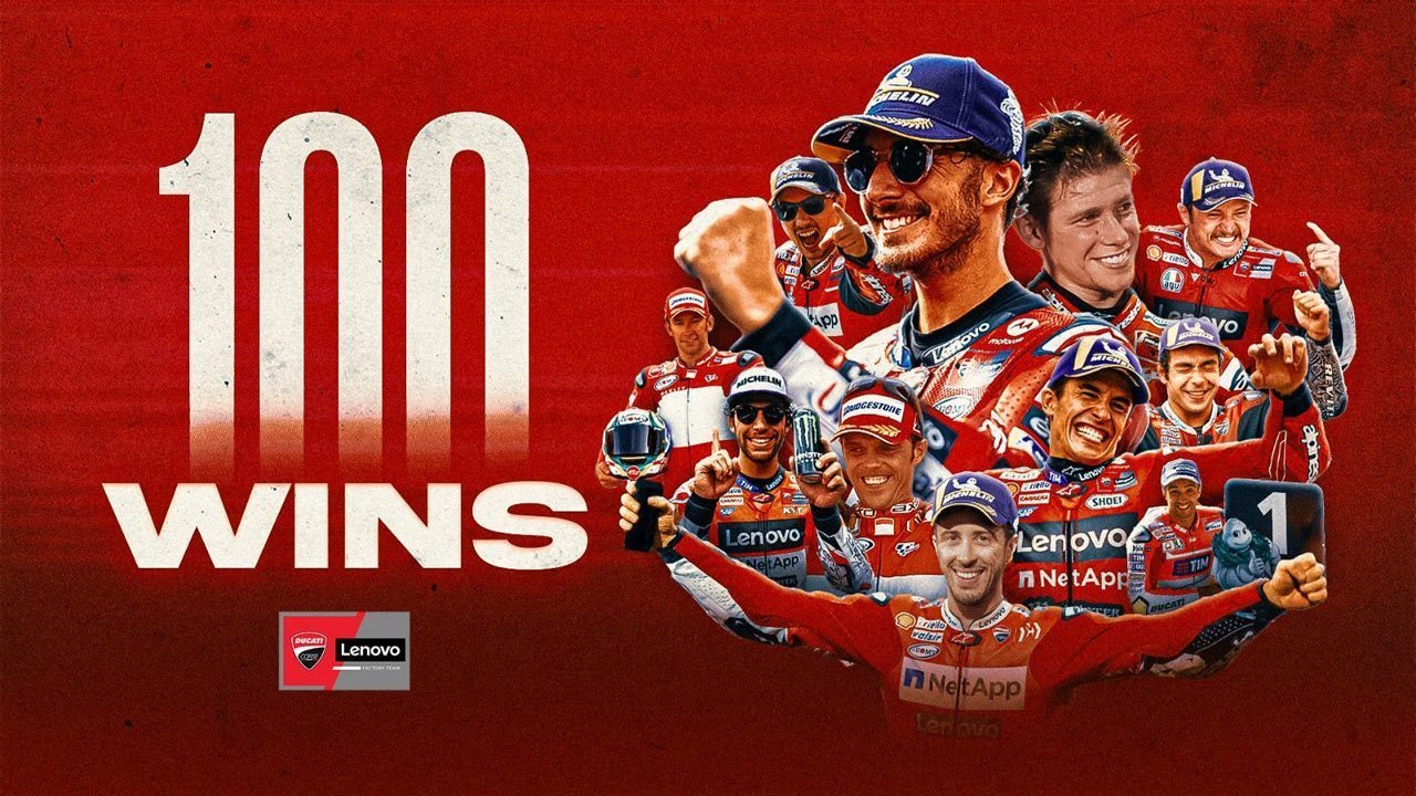 Ducati Lenovo Team Capai 100 Kemenangan MotoGP Lewat Marc Marquez, Siapa Rider dengan 'Sumbangan' Terbanyak? Ducati Lenovo Team Capai 100 Kemenangan MotoGP Lewat Marc Marquez, Siapa Rider dengan 'Sumbangan' Terbanyak?
