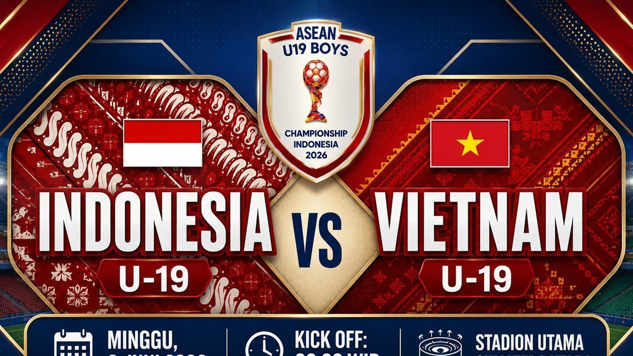 Prediksi Timnas Indonesia U-19 vs Vietnam U-19 7 Juni 2026 Prediksi Timnas Indonesia U-19 vs Vietnam U-19 7 Juni 2026