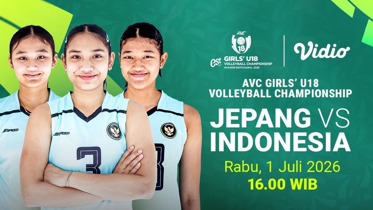 Nonton AVC Girls U18 Volleyball Championship - Jepang vs Indonesia: Saling Adu Regenerasi di Vidio