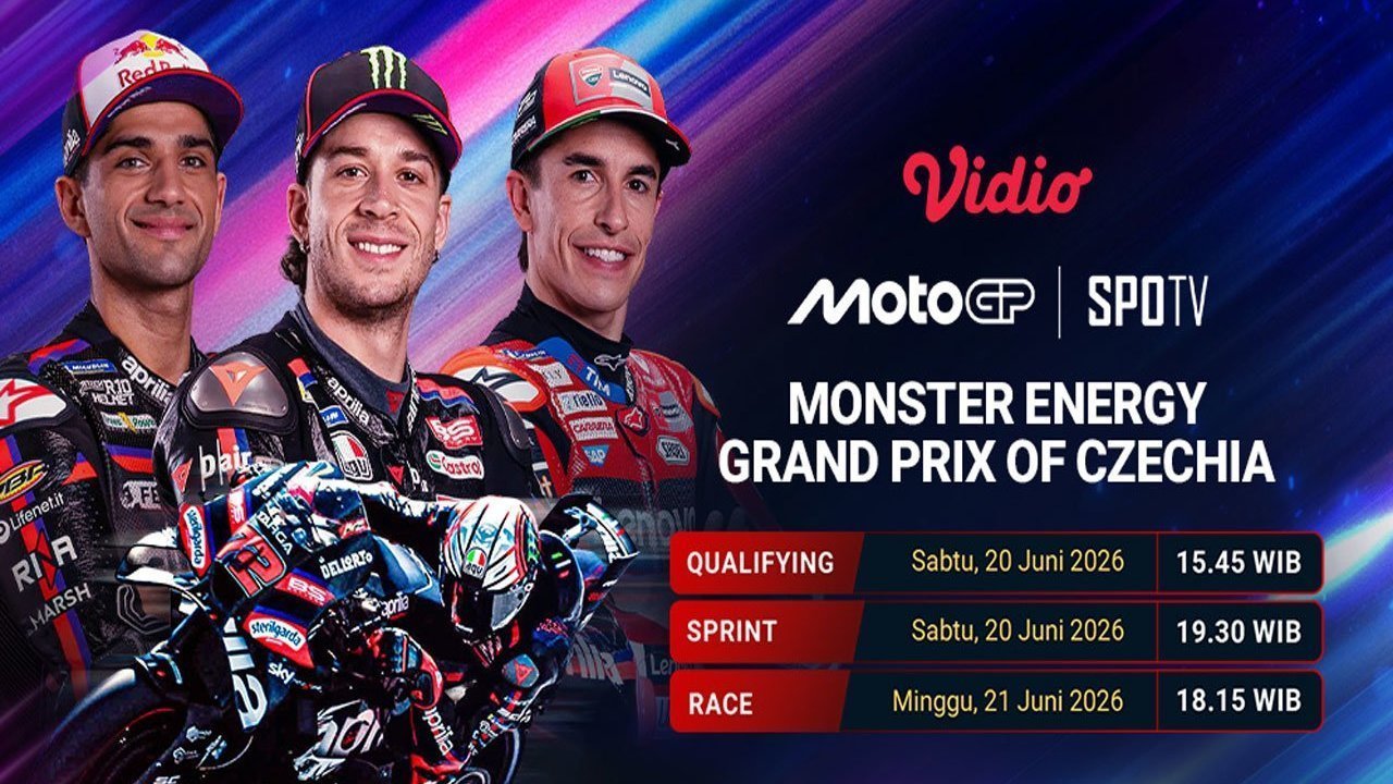 MotoGP Grand Prix of Czechia 2026: Kembalinya Sirkuit Legendaris! Live di Vidio MotoGP Grand Prix of Czechia 2026: Kembalinya Sirkuit Legendaris! Live di Vidio