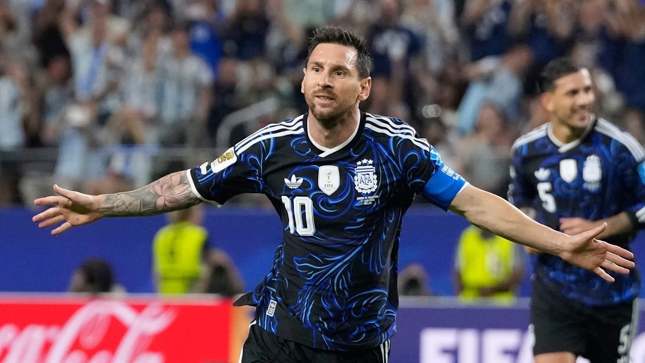 Hasil Yordania vs Argentina: Messi Cetak Gol Lagi, Albiceleste Sempurna di Fase Grup