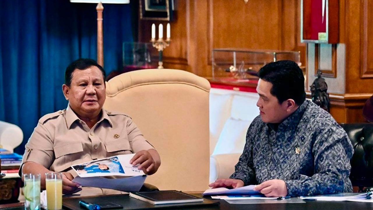 Pesan Presiden Prabowo untuk Erick Thohir: Benahi Kompetisi Demi Mimpi Timnas Indonesia Lolos Piala Dunia Pesan Presiden Prabowo untuk Erick Thohir: Benahi Kompetisi Demi Mimpi Timnas Indonesia Lolos Piala Dunia