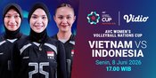 AVC Women's Nation Cup 2026: Vietnam vs Indonesia Saksikan Siaran Langsung Hanya di Vidio AVC Women's Nation Cup 2026: Vietnam vs Indonesia Saksikan Siaran Langsung Hanya di Vidio