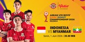 Saksikan ASEAN U19 Boys Championship 2026: Indonesia vs Myanmar di Vidio