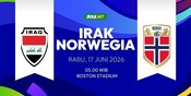 Prediksi Piala Dunia 2026: Irak vs Norwegia 17 Juni 2026 Prediksi Piala Dunia 2026: Irak vs Norwegia 17 Juni 2026