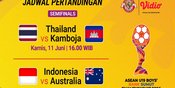 Jadwal ASEAN U19 Boys Championship 2026 (AFF U19) - Semifinal di Vidio Jadwal ASEAN U19 Boys Championship 2026 (AFF U19) - Semifinal di Vidio