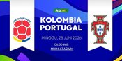 Prediksi Piala Dunia 2026: Kolombia vs Portugal 28 Juni 2026