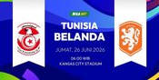 Prediksi Piala Dunia 2026: Tunisia vs Belanda 26 Juni 2026 Prediksi Piala Dunia 2026: Tunisia vs Belanda 26 Juni 2026