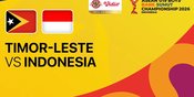 Cari Tempat Menonton Timor Leste vs Indonesia di Piala AFF U-19 2026? Ini Link Live Streamingnya!
