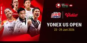 Jadwal BWF Tour - Yonex US Open 2026: Siapa yang Berpeluang Juara? Saksikan di Vidio Jadwal BWF Tour - Yonex US Open 2026: Siapa yang Berpeluang Juara? Saksikan di Vidio