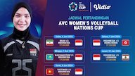 Jadwal Timnas Voli Putri Indonesia di AVC Women's Volleyball Nation Cup di Vidio