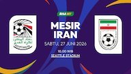Prediksi Piala Dunia 2026: Mesir vs Iran 27 Juni 2026