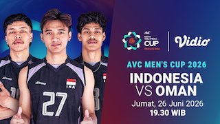 Dukung Timnas Voli Putra Indonesia! AVC Mens Nations Cup - Indonesia vs Oman di Vidio Dukung Timnas Voli Putra Indonesia! AVC Mens Nations Cup - Indonesia vs Oman di Vidio