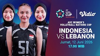 Saksikan AVC Women's Volleyball Cup 2026: Indonesia vs Lebanon di Vidio Saksikan AVC Women's Volleyball Cup 2026: Indonesia vs Lebanon di Vidio