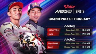 Jadwal Moto2 & Moto3 Grand Prix of Hungary: Live Streaming Hanya di Vidio