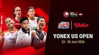 Jadwal BWF Tour - Yonex US Open 2026: Siapa yang Berpeluang Juara? Saksikan di Vidio Jadwal BWF Tour - Yonex US Open 2026: Siapa yang Berpeluang Juara? Saksikan di Vidio