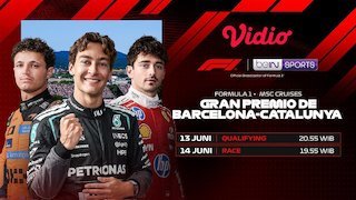 Saksikan Formula 1 MSC Cruises Gran Premio De Barcelona-Catalunya 2026 di Vidio