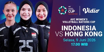 Nonton Indonesia vs Hong Kong: AVC Women's Nation Cup 2026 di Vidio Nonton Indonesia vs Hong Kong: AVC Women's Nation Cup 2026 di Vidio