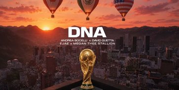 DNA, Lagu Resmi Piala Dunia 2026 Kolaborasi  Epik Andrea Bocelli, David Guetta, EJAE dan Megan Thee Stallion
