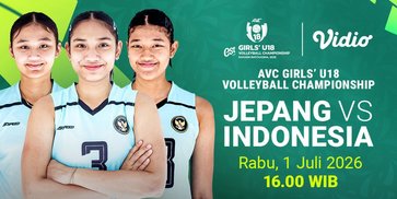 Nonton AVC Girls U18 Volleyball Championship - Jepang vs Indonesia: Saling Adu Regenerasi di Vidio