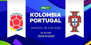 Prediksi Piala Dunia 2026: Kolombia vs Portugal 28 Juni 2026