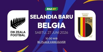 Prediksi Piala Dunia 2026: Selandia Baru vs Belgia 27 Juni 2026