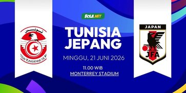 Prediksi Piala Dunia 2026: Tunisia vs Jepang 21 Juni 2026