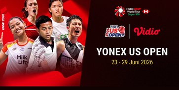 Jadwal BWF Tour - Yonex US Open 2026: Siapa yang Berpeluang Juara? Saksikan di Vidio Jadwal BWF Tour - Yonex US Open 2026: Siapa yang Berpeluang Juara? Saksikan di Vidio