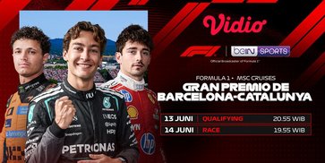 Saksikan Formula 1 MSC Cruises Gran Premio De Barcelona-Catalunya 2026 di Vidio