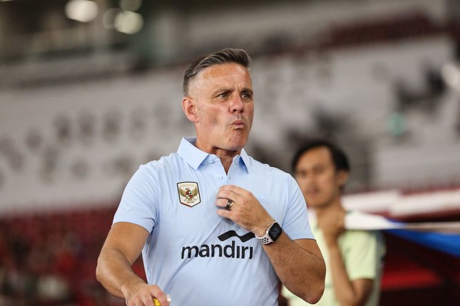 John Herdman pada laga Timnas Indonesia vs Oman di FIFA Matchday edisi Juni 2026 (c) Abdul Aziz