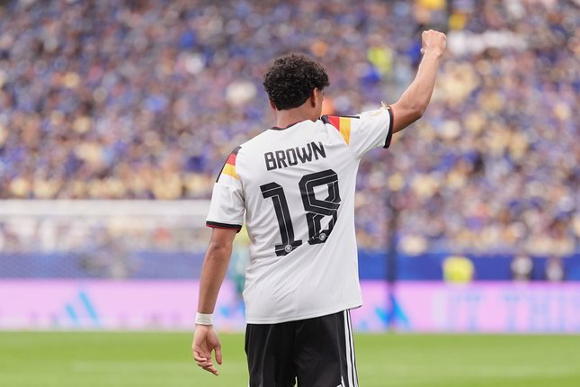 5. 0 Kartu Aksi Nathaniel Brown bersama Timnas Jerman di Piala Dunia 2026 (c) AP Photo/Eric Gay
