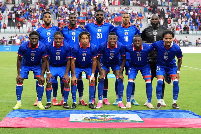 Haiti Telan Kekalahan Starting XI Haiti dalam laga versus Peru, Sabtu (6/6/2026). (c) AP Photo/Rebecca Blackwell