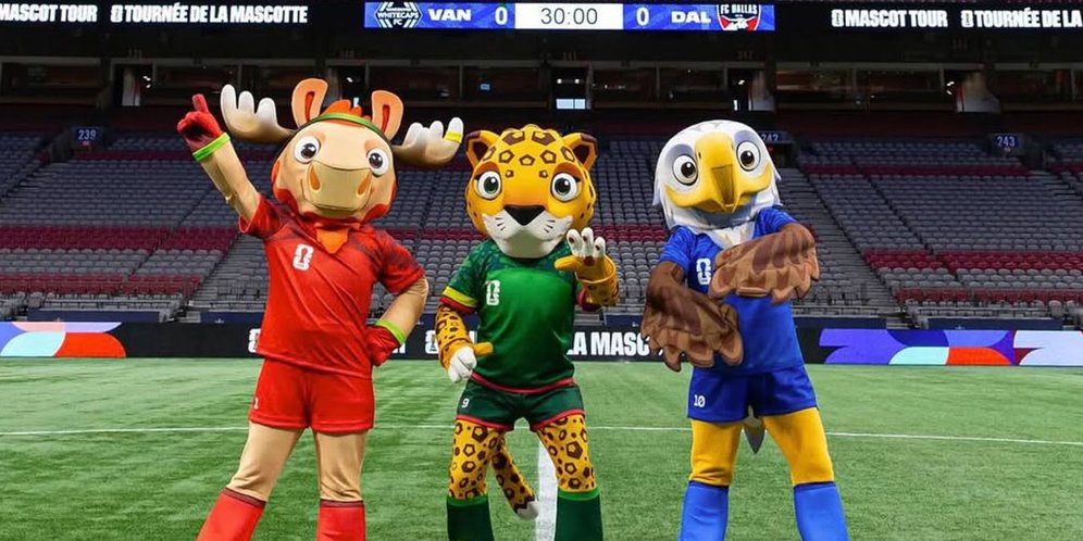 Mengenal 3 Maskot Piala Dunia 2026: Maple, Zayu, dan Clutch