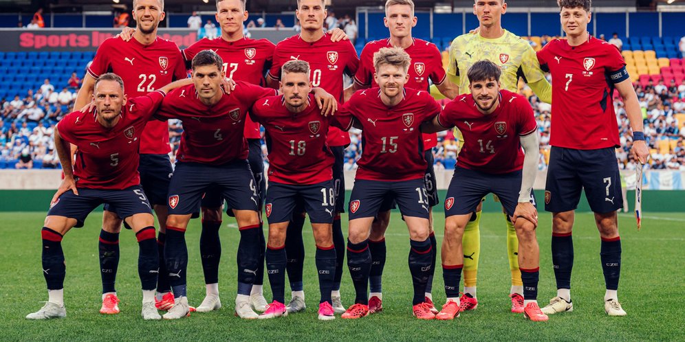 List Skuad Lengkap dan Nomor Punggung Pemain Ceko di Piala D