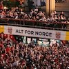 Pulang dari Piala Dunia 2026, Tim Nasional Norwegia Disambut Bak Juara